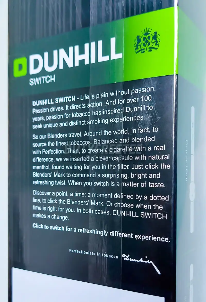 Dunhill Green Switch
